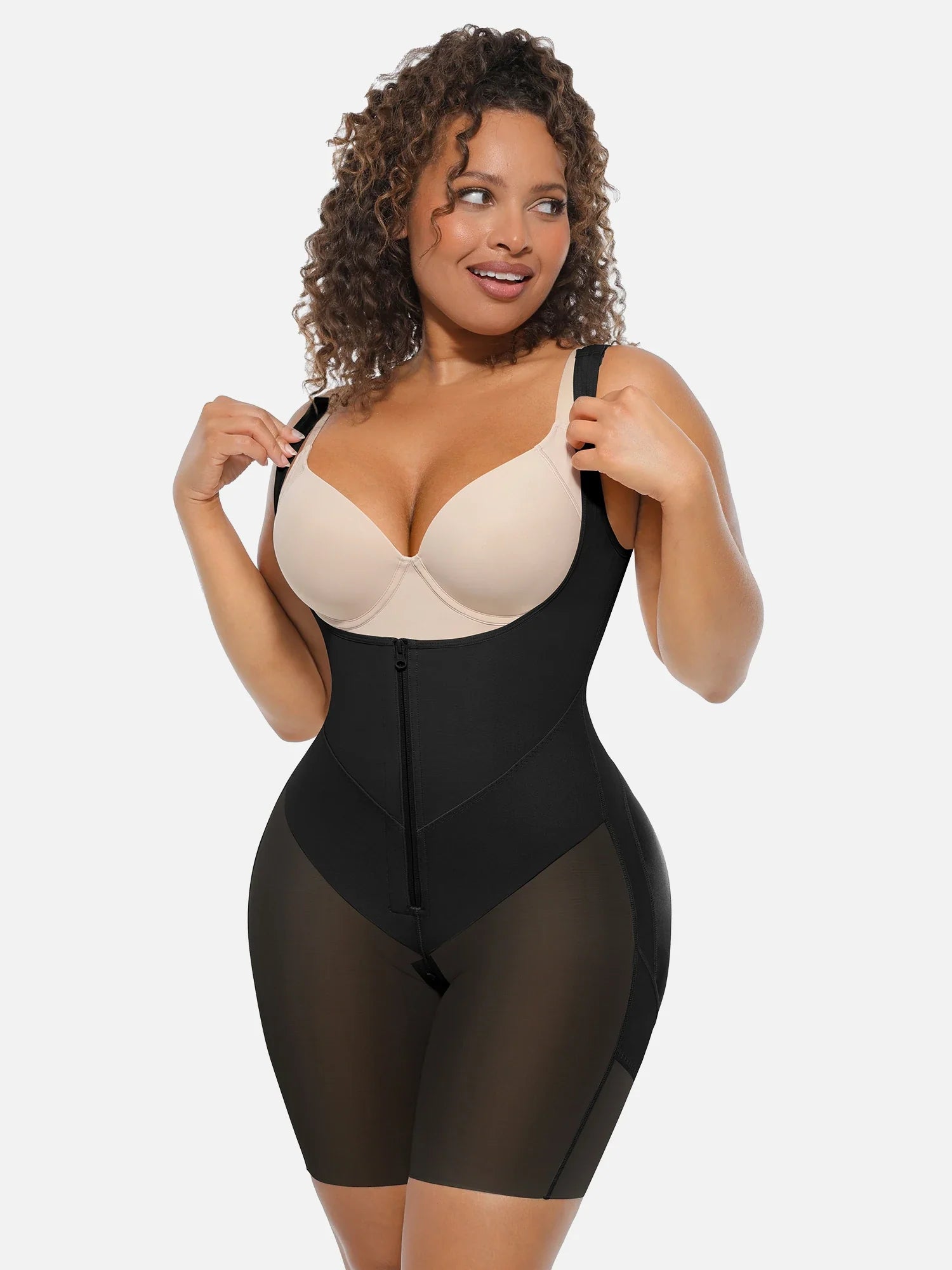 V-Shaped Faja Tummy Control Butt Lift Bodysuit