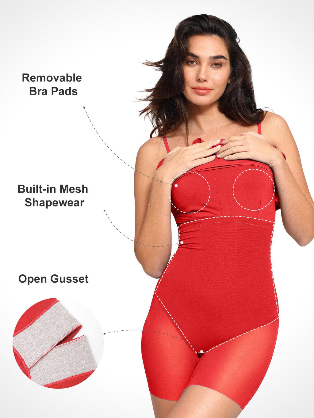Popilush Shapewear Slimming Midi Dress and Sheer Mesh Overlay Set