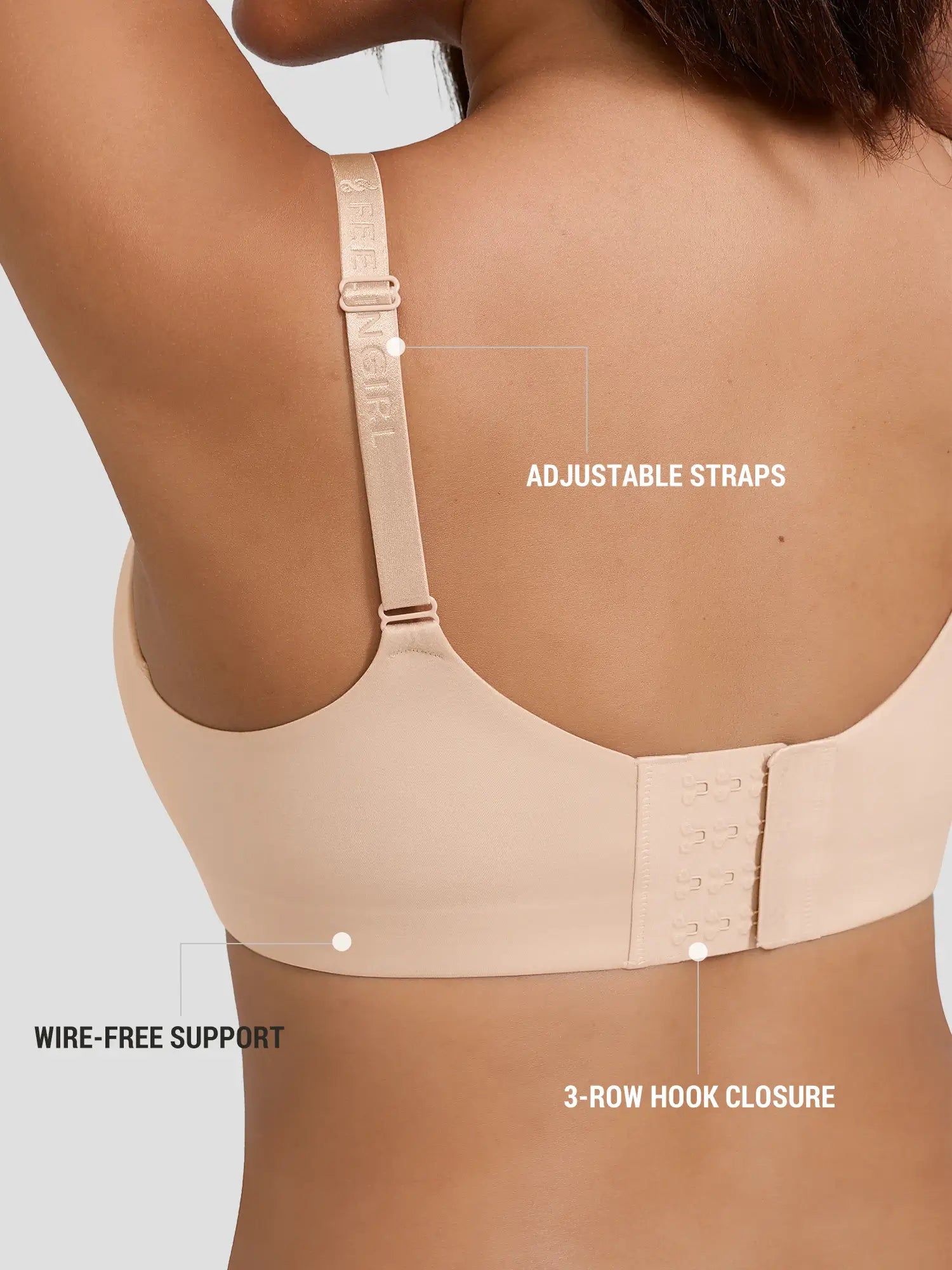 Push Up Soft Wireless Everyday Bra